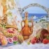 Diamond Art Collection Mediterranean Dream B42 | Full Drill | Canvas Size 40 X 53